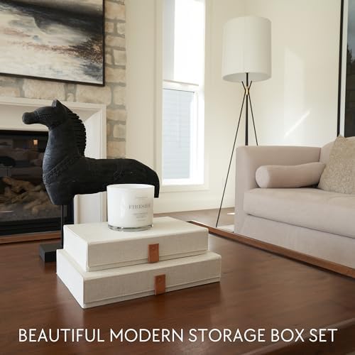 ZICOTO Decorative Storage Box Set of 2