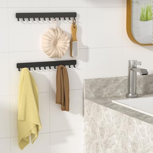 Necklace Holder Wall Jewelry Organizer - 2 PCS Self-Adhesive