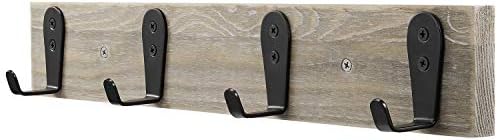 Flyisland Heavy Duty L Shape Wall Hooks 8 Pack Black