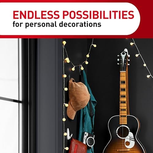 3M Command Medium Clear Wall Hooks with Adhesive 7 Hooks and 12 Strips