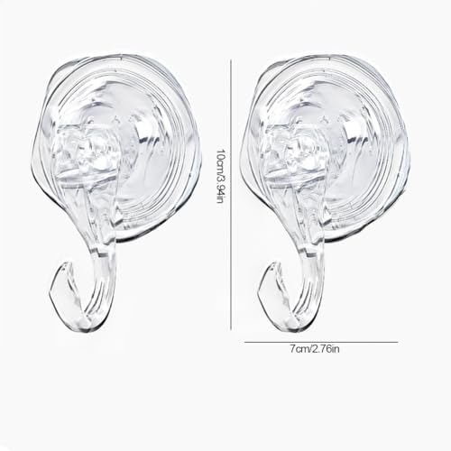 2PCS Suction Cup Hanger Heavy Duty 2kg Capacity Wreath Holder