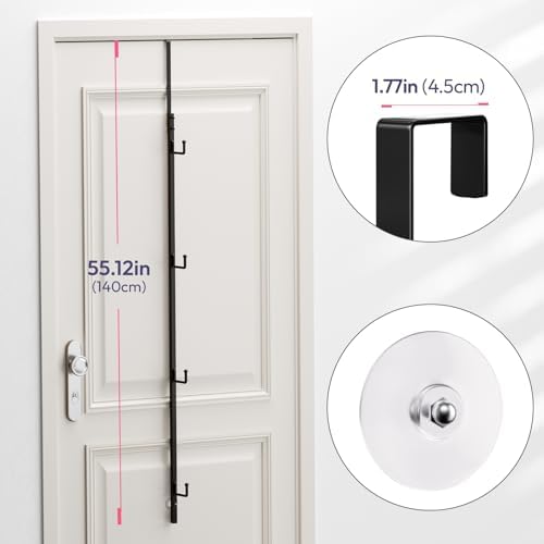 HapiRm Double Door Hat Rack with 8 Hooks 2 Pack Storage for Hats and Accessories