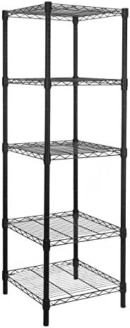 HollyHOME 5 Shelves Adjustable Steel Shelving Rack