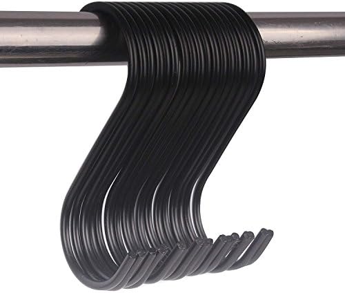 50 Pack Black S Hooks Heavy Duty Kitchen Storage Hooks