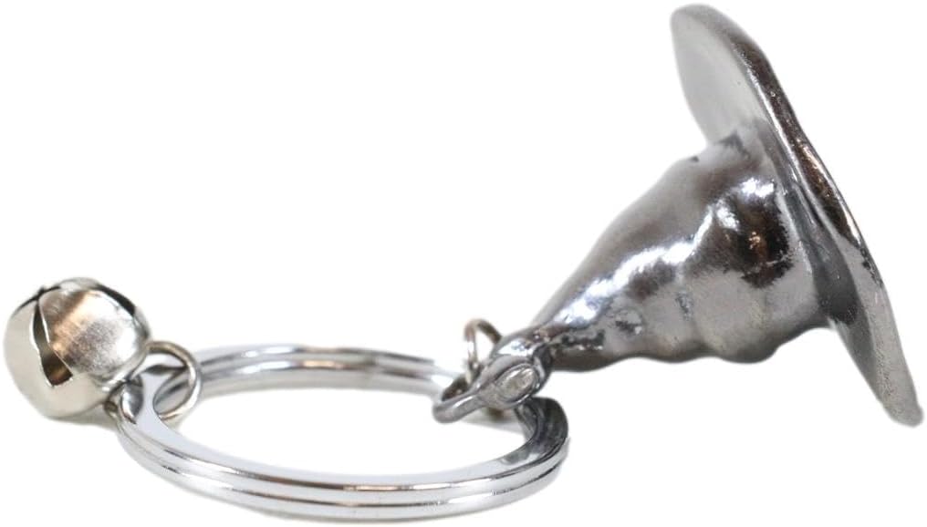 Ebros Gift Set Of 2 Witch Hat Keychains With Bells