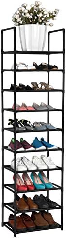 FIDUCIAL HOME 10 Tiers Sturdy Shoe Rack 20-25 Pairs