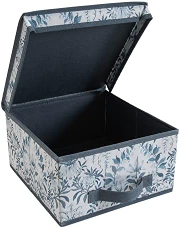 Laura Ashley Medium Storage Box 11x12x6 Foldable Closet Organizer