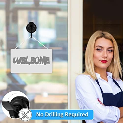 Heavy Duty 15LB Suction Cup Shower Hook Reusable No Drilling Black 4-Pack