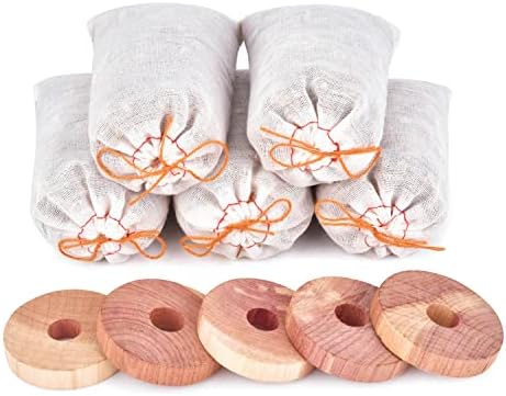 Homode Cedar Blocks for Clothes Storage Set of 10