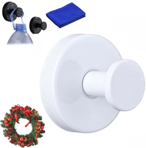 2025 Upgraded Suction Cup Hooks for Glass Windows and Bathroom Mirrors