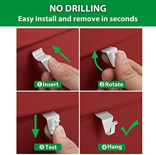 Vinyl Siding Hooks 12 Pack No Nails Needed