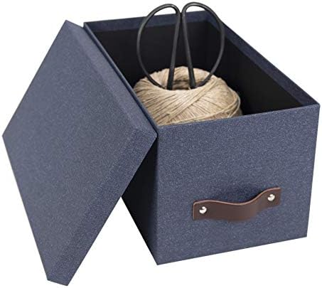 Bigso Box of Sweden Silvia Storage Box - Blue 59x65x116in