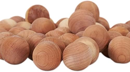 CedarFresh Red Cedar Wood Balls 48-Pack for Closets