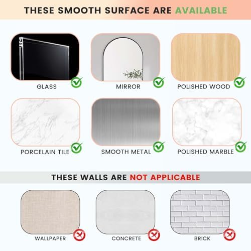 Daily Treasures 2PCS Wood Grain Suction Hooks Rotation Design Bathroom Hooks for Farmhouse Style