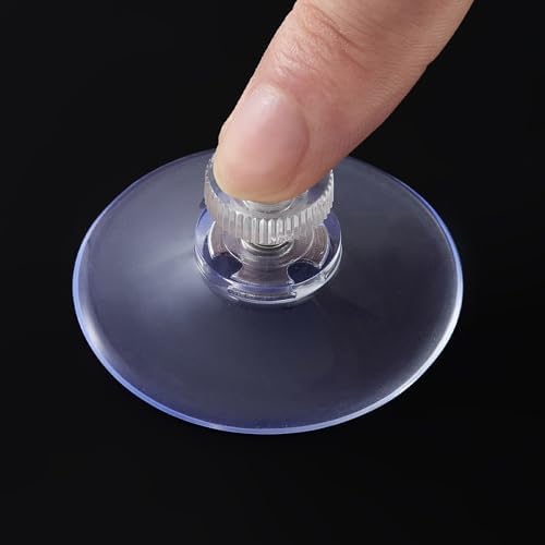 6pcs Clear Suction Cup Glass Pads for Window Decor