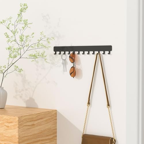 Necklace Holder Wall Jewelry Organizer - 2 PCS Self-Adhesive
