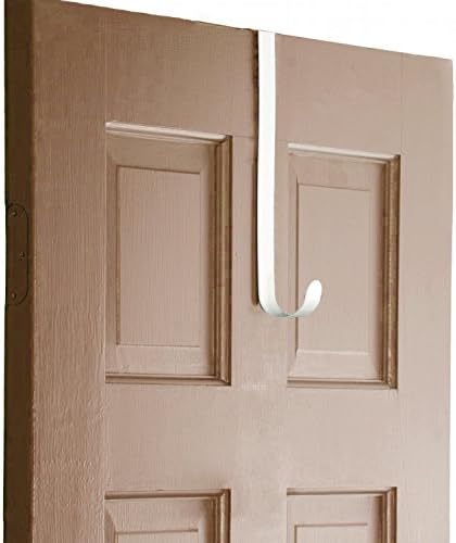 AnapoliZ 2 Piece White Metal Door Hanger