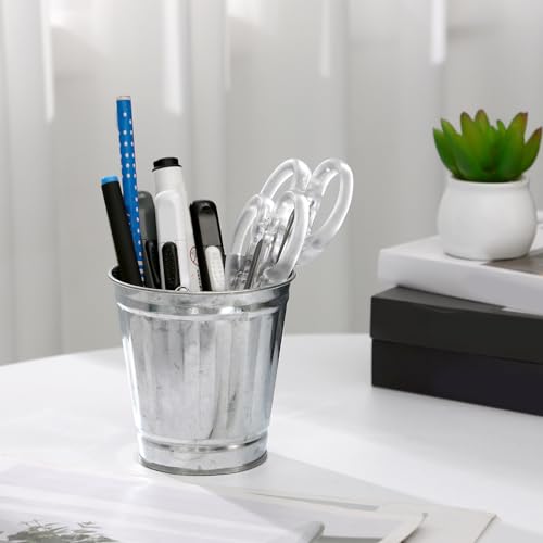 Jojofuny 9 Pcs Metal Mini Trash Can - Space-Saving Storage Bins with Lids