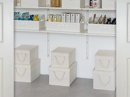 StorageWorks 32L Lidded Storage Bins with Handles 3-Pack