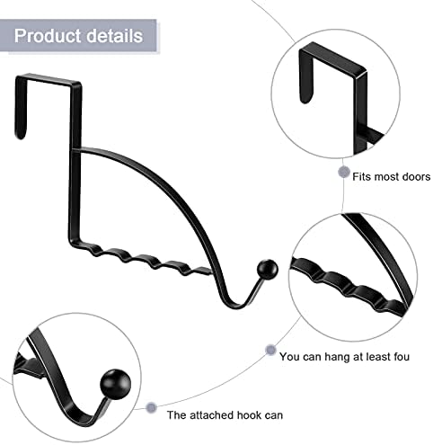 Hotop 2 Pcs Door Hooks Storage Organizer