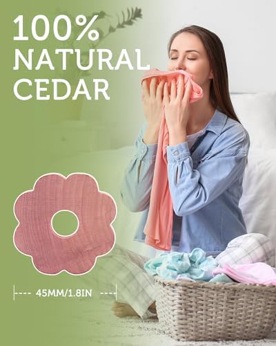 Aryiten Cedar Blocks 32 Pack for Moth Protection