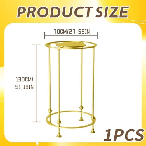 Round Retail Clothing Rack with Double Storage
