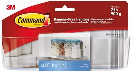 Command Medium Caddy 2 lb 75 x 21 x 21 4 Strips