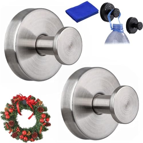 2025 Upgraded Suction Cup Hooks for Glass and Tiles