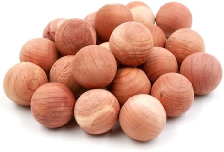 30pcs Cedar Blocks for Clothes Storage with Satin Bag