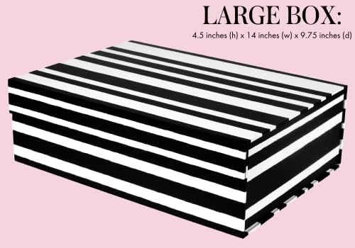 Kate Spade New York Lidded Storage Boxes 3 Pack