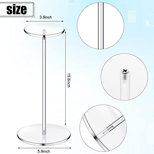Chunful 4 Piece Acrylic Hat Stand Display Rack 1