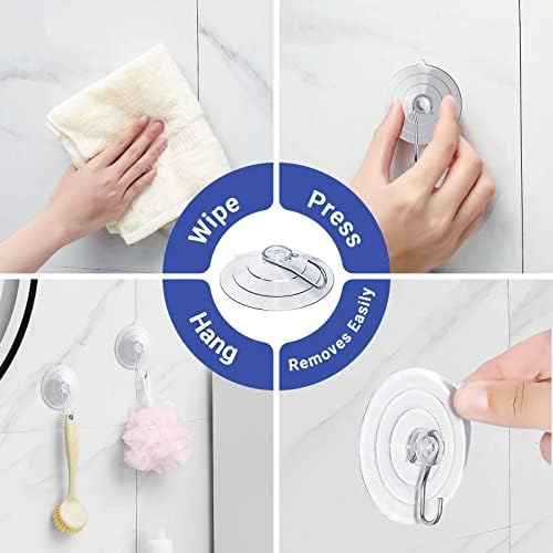 Aweshock Suction Hook Combo 14pcs - 4 Small 8 Medium 2 Large