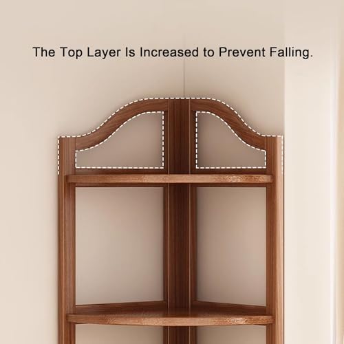 WHYATT Red Corner Storage Shelf Unit