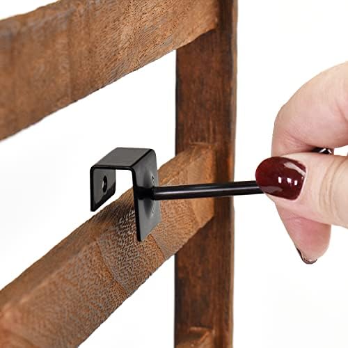 Ikee Design 24 Pcs Wall Mounted Hooks Black