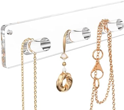 NIUBEE Wall Mounted Jewelry Stand Organizer 2 Pack