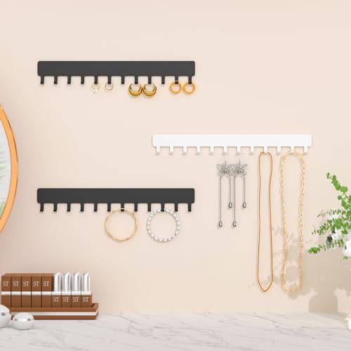 Necklace Holder Wall Jewelry Organizer - 2 PCS Self-Adhesive