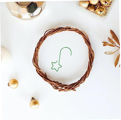 2 Packs Christmas Wreath Hooks Metal Decorations for Festive Decorations