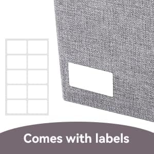 Large 42 Quarts Collapsible Storage Bins with Lids 3-Pack