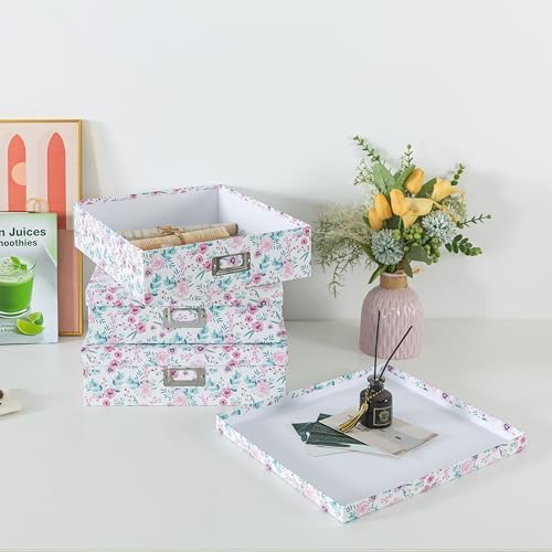 Soul Lane Floral Storage Boxes Set of 3