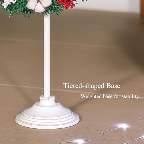 White Star Wreath Stand for Christmas Display