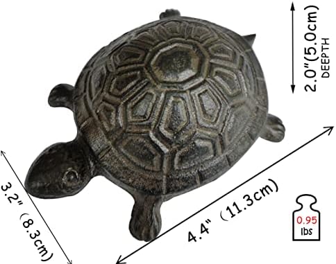 BSTGIFTS Cast Iron Turtle Key Hider