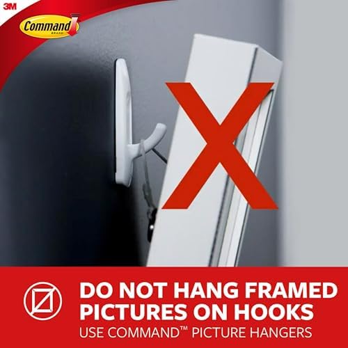 3M Command Clear Hanging Hook Large 4lbs