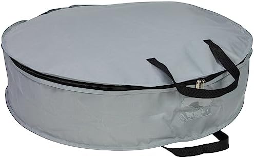 Northlight Multi-Seasonal Wreath Storage Bag 30 Inch Gray