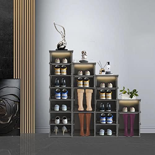 AFOORD Narrow 8 Tier Shoe Rack Tower Organizer