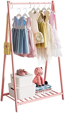 Bestier Kids Clothing Rack - Pink