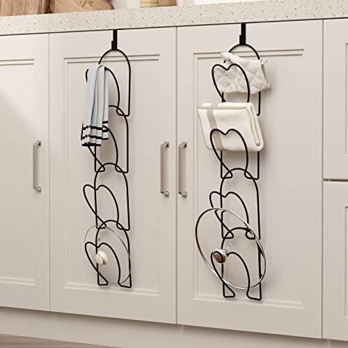 LINFIDITE 10 Pack Wall Hat Rack Organizer Black