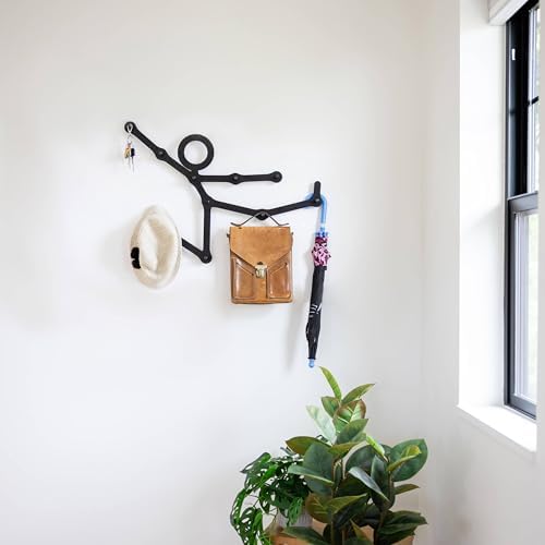 Three by Three Seattle FITCHECK Wall Rack in Black Metal