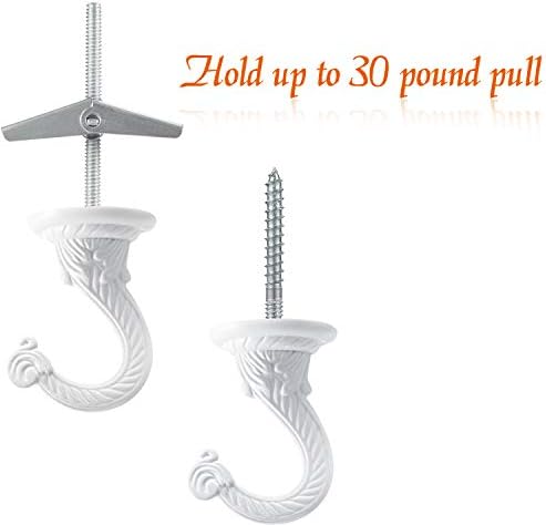 Hotop 6-Piece Ceiling Hooks Heavy Duty