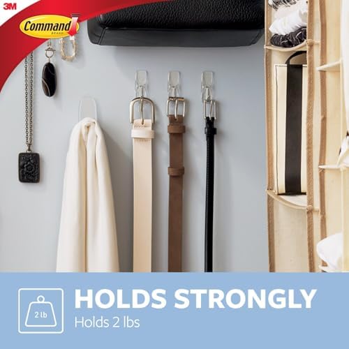 Command Medium Clear Wire Toggle Hooks 6-Piece