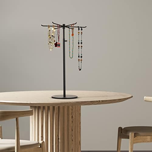 Rotating Keychain Display Stand with 6 Hooks